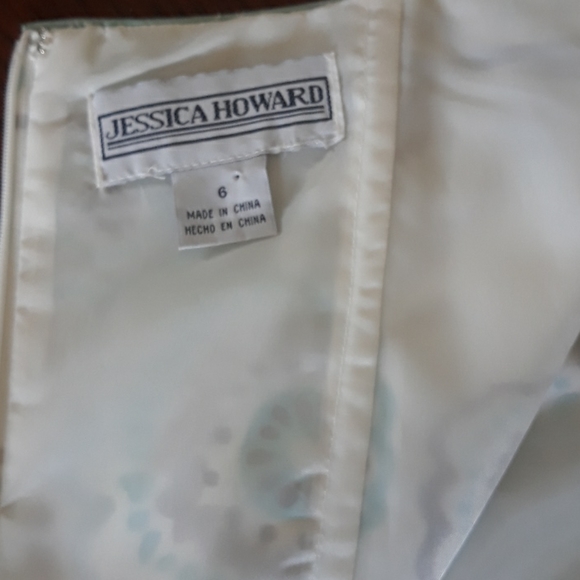 NWT Jessica Howard White and Blue Sundress - Picture 6 of 7
